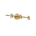 Lampada da Parete in Ottone Halophane
