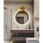 Lampada da Parete in Ottone Halophane