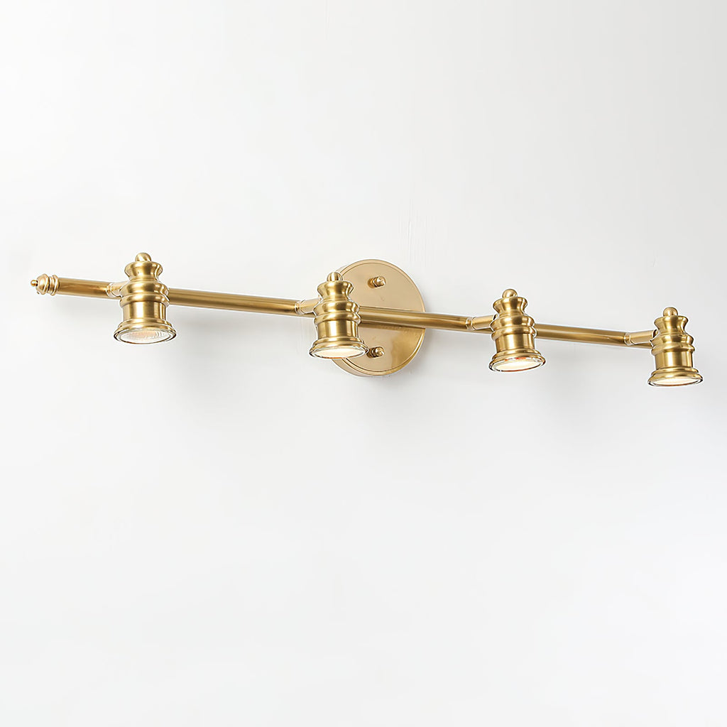 Lampada da Parete in Ottone Halophane