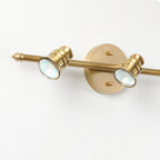 Lampada da Parete in Ottone Halophane