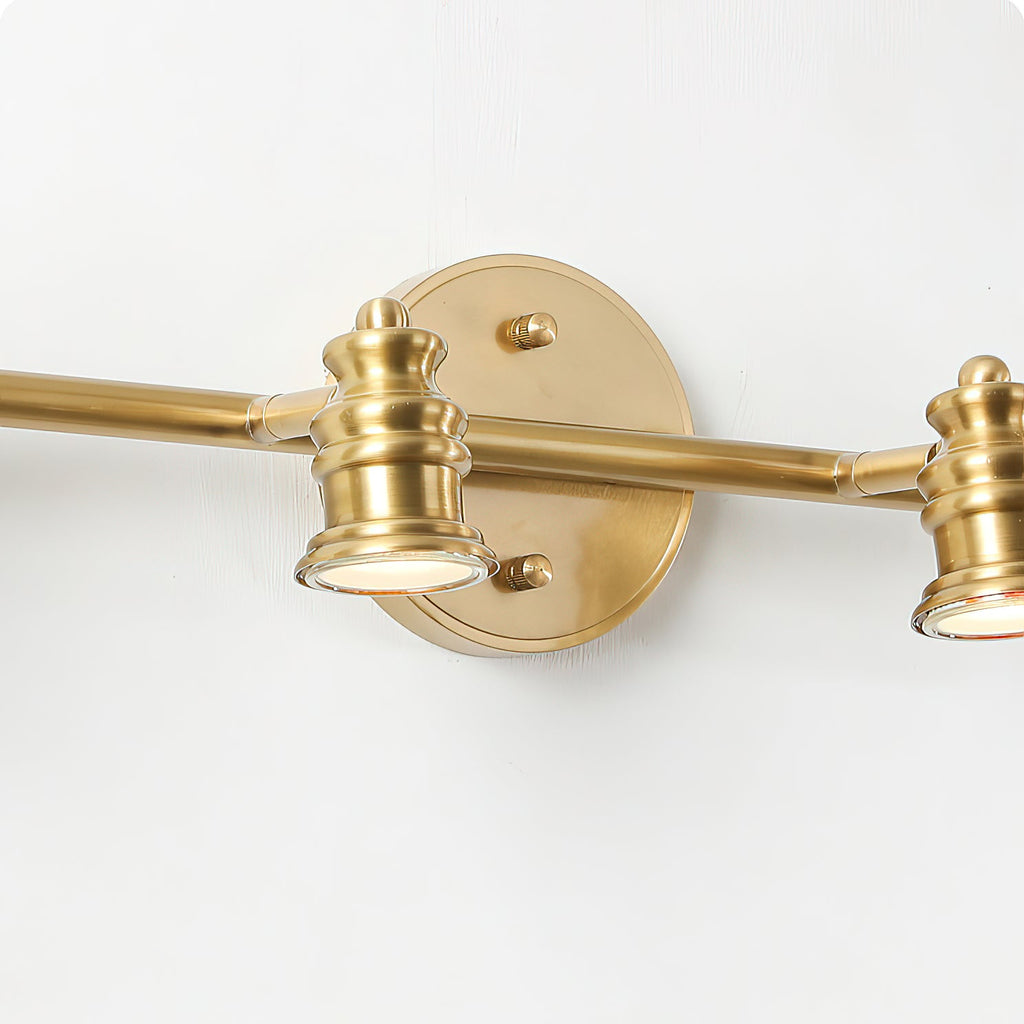 Lampada da Parete in Ottone Halophane