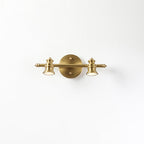 Lampada da Parete in Ottone Halophane