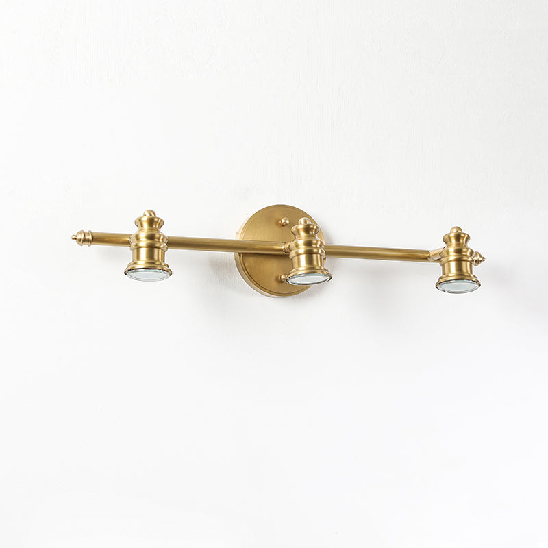 Lampada da Parete in Ottone Halophane