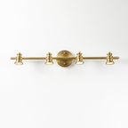 Lampada da Parete in Ottone Halophane