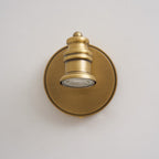 Lampada da Parete in Ottone Halophane
