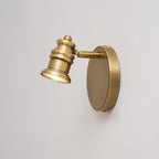 Lampada da Parete in Ottone Halophane