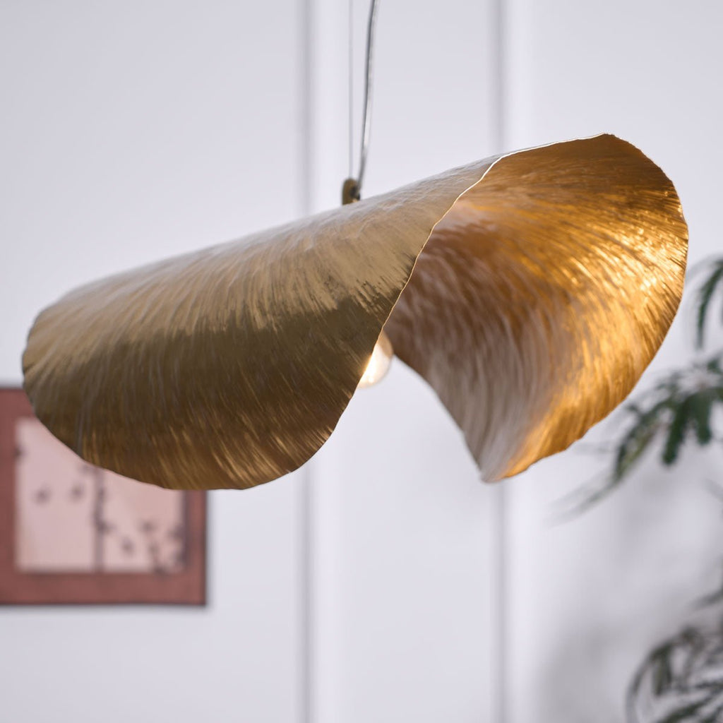 Lampada a sospensione martellata