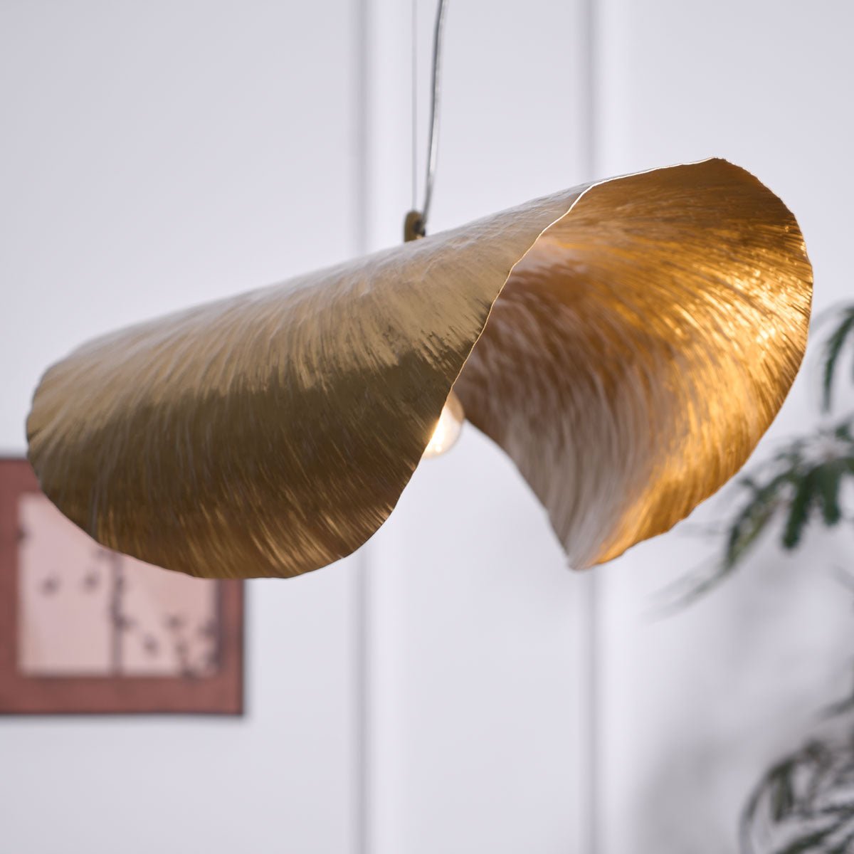 Lampada a sospensione martellata