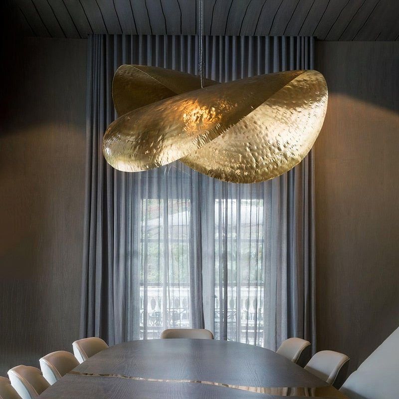 Lampada a sospensione martellata