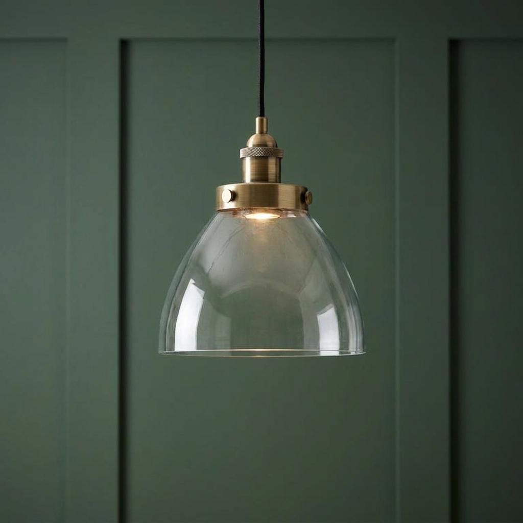 Lampadario in Ottone Hansen