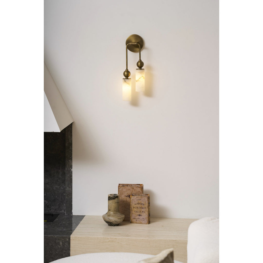 Lampada da Parete Harlin Alabastro