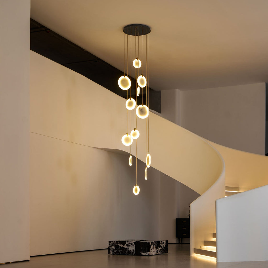 Lampada a Sospensione in Alabastro Harvest