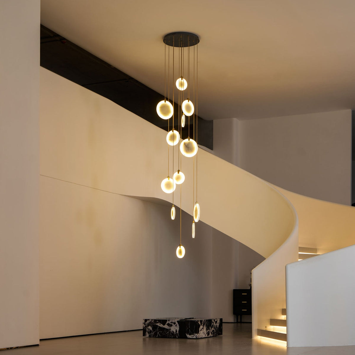 Lampada a Sospensione in Alabastro Harvest