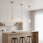 Lampada a Sospensione in Alabastro Harvest