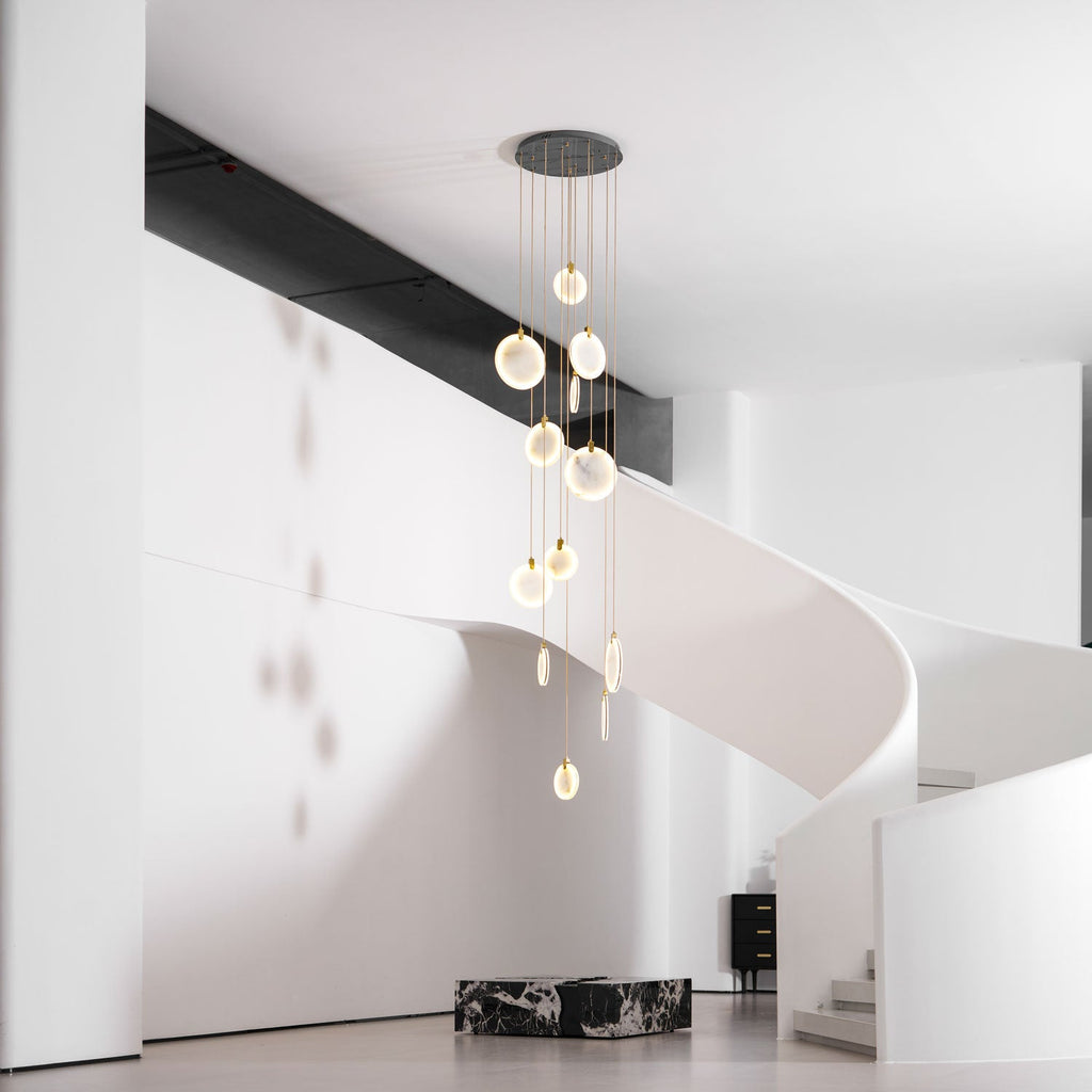 Lampada a Sospensione in Alabastro Harvest