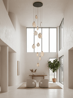 Lampada a Sospensione in Alabastro Harvest