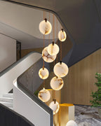 Lampada a Sospensione in Alabastro Harvest