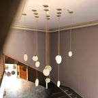 Lampada a Sospensione in Alabastro Harvest