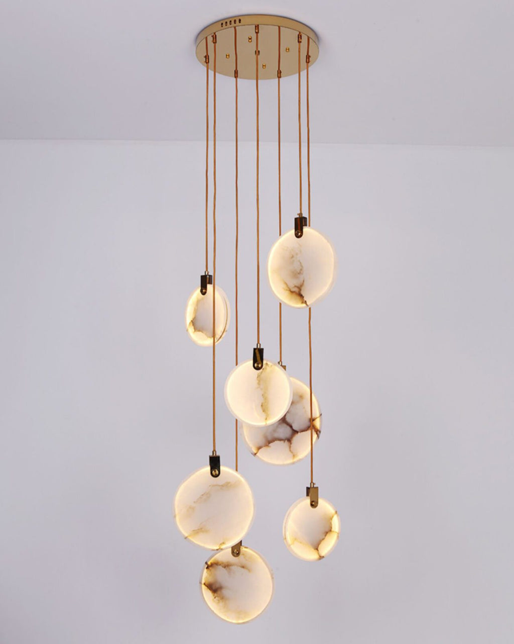 Lampada a Sospensione in Alabastro Harvest
