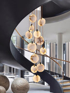 Lampada a Sospensione in Alabastro Harvest