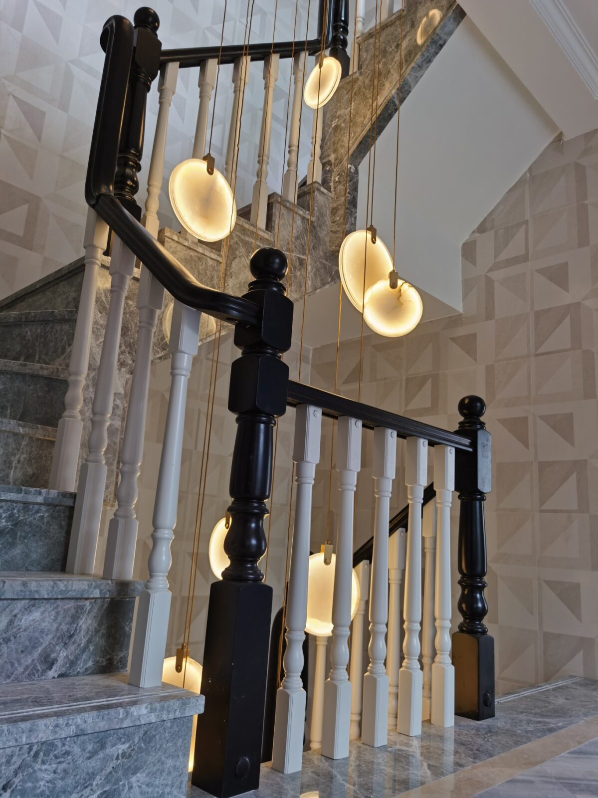Lampada a Sospensione in Alabastro Harvest