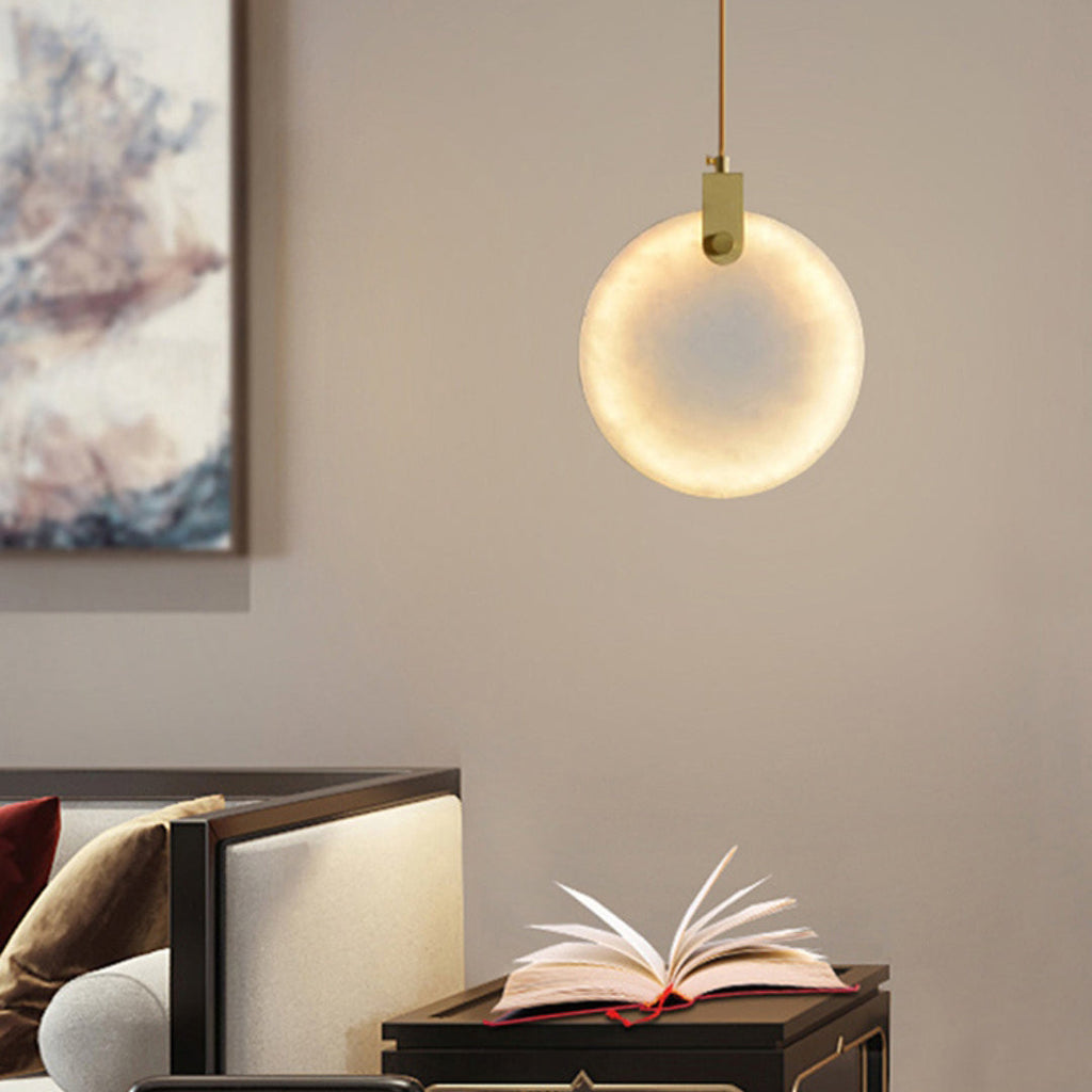 Lampada a Sospensione in Alabastro Harvest
