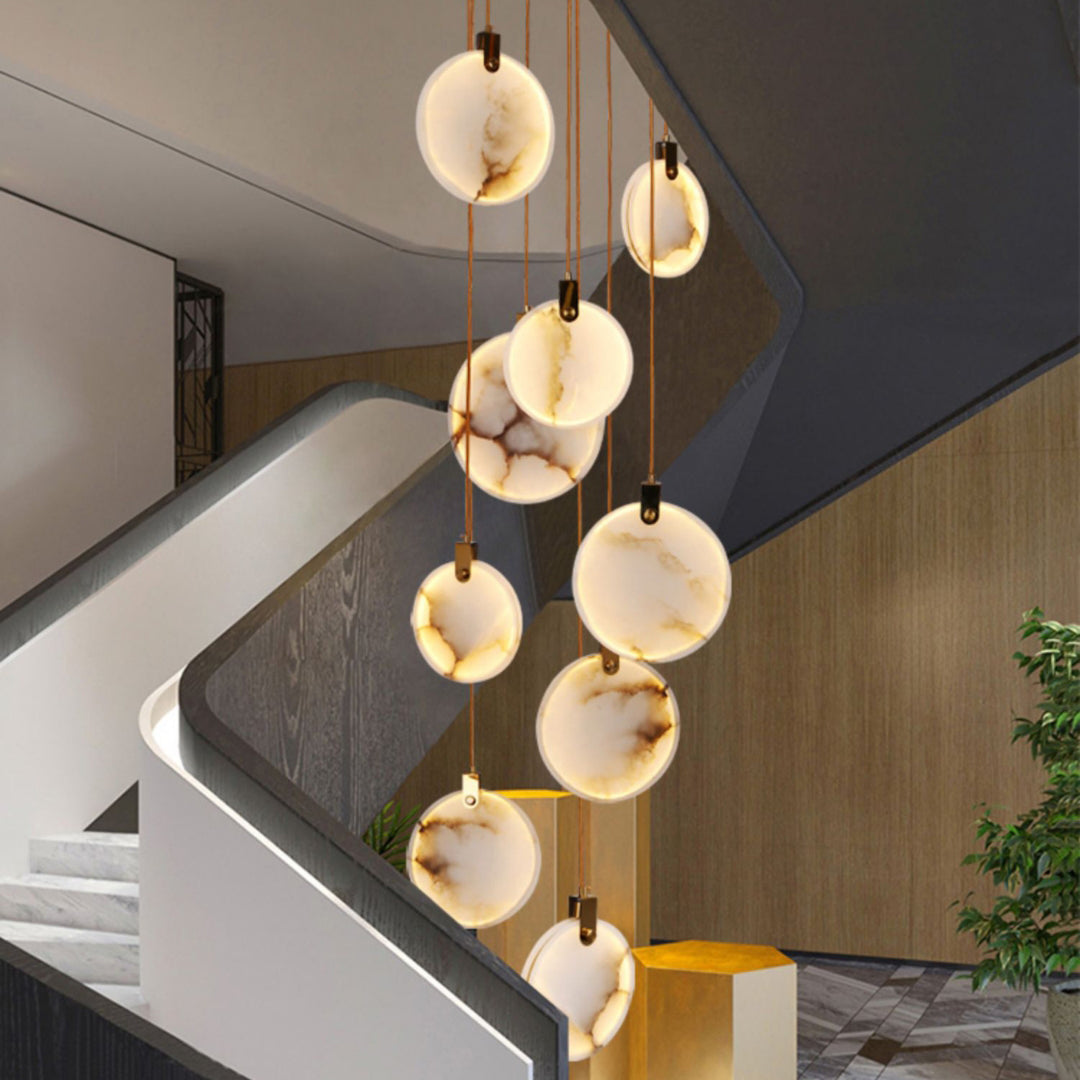 Lampada a Sospensione in Alabastro Harvest