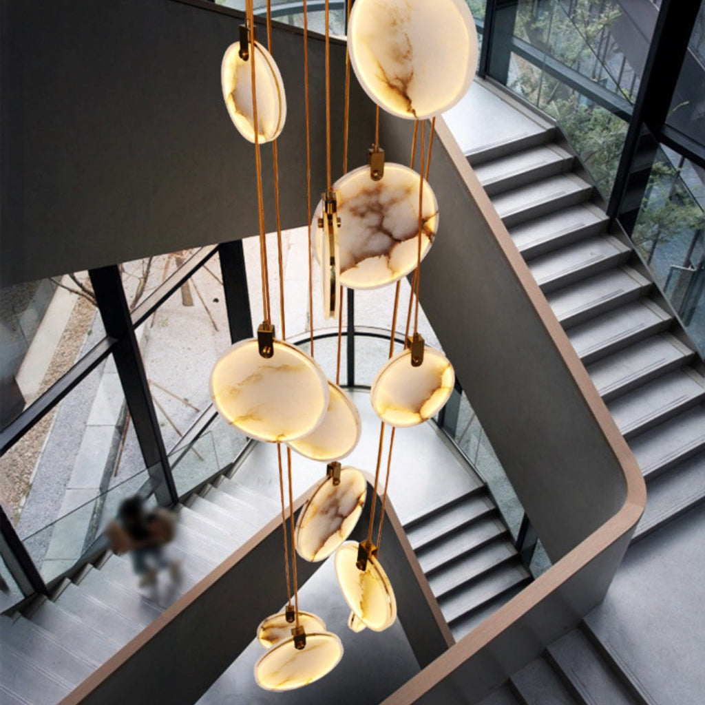 Lampada a Sospensione in Alabastro Harvest