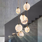 Lampada a Sospensione in Alabastro Harvest