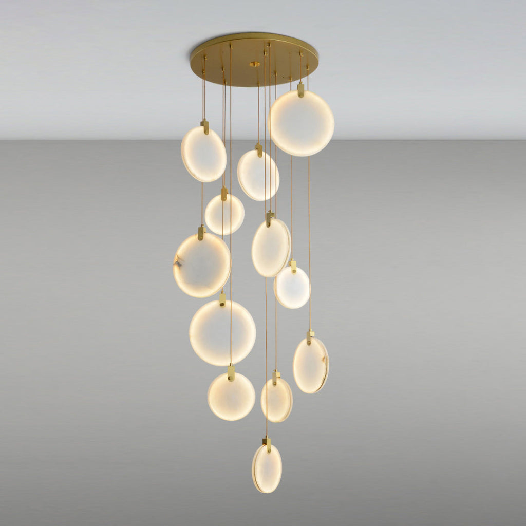 Lampada a Sospensione in Alabastro Harvest