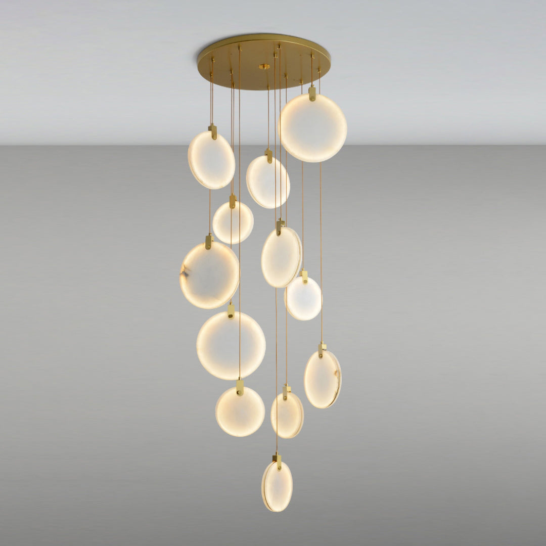 Lampada a Sospensione in Alabastro Harvest