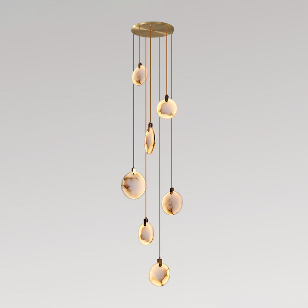 Lampada a Sospensione in Alabastro Harvest