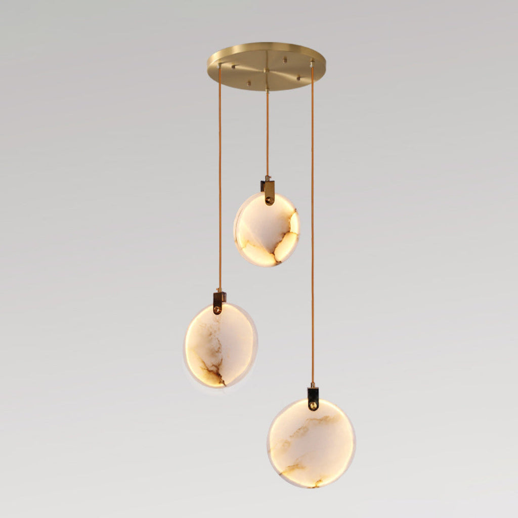 Lampada a Sospensione in Alabastro Harvest
