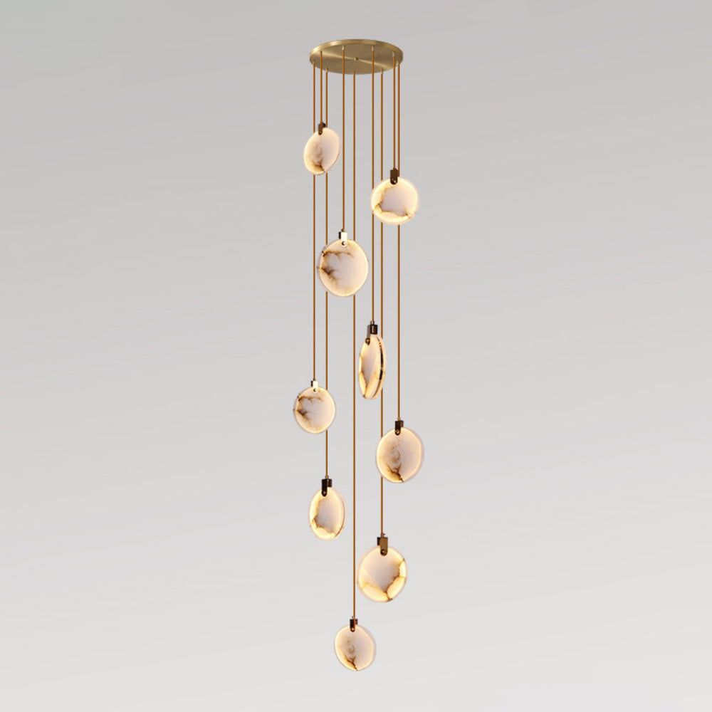 Lampada a Sospensione in Alabastro Harvest
