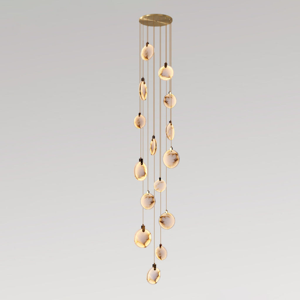 Lampada a Sospensione in Alabastro Harvest
