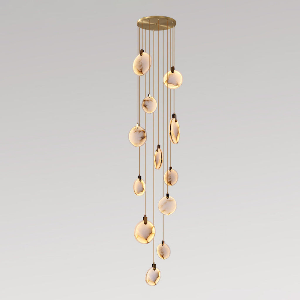 Lampada a Sospensione in Alabastro Harvest