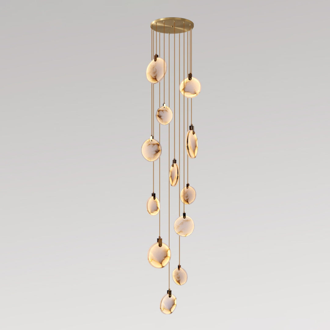 Lampada a Sospensione in Alabastro Harvest