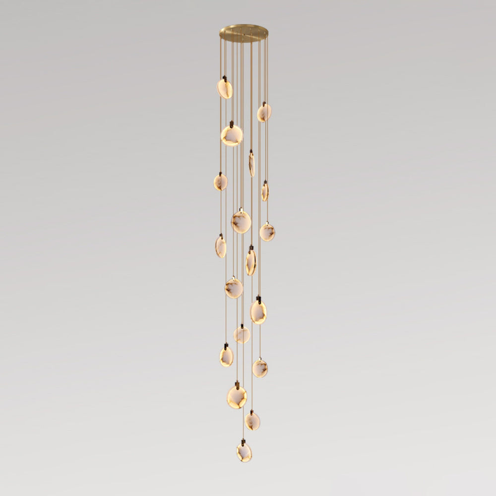 Lampada a Sospensione in Alabastro Harvest