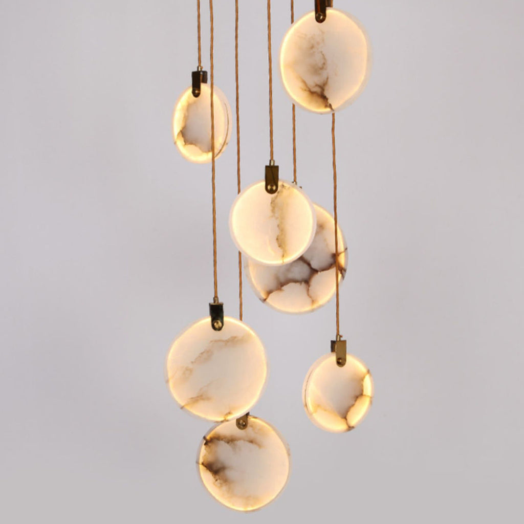Lampada a Sospensione in Alabastro Harvest