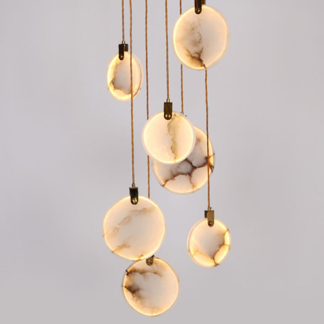 Lampada a Sospensione in Alabastro Harvest