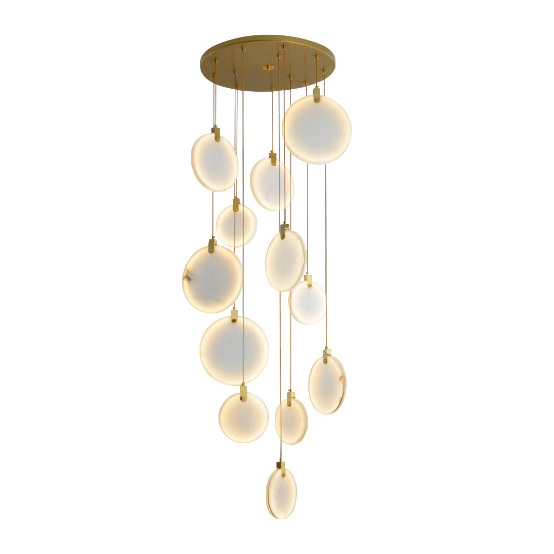 Lampada a Sospensione in Alabastro Harvest