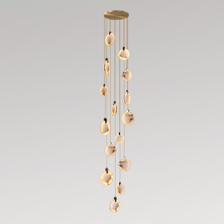 Lampada a Sospensione in Alabastro Harvest