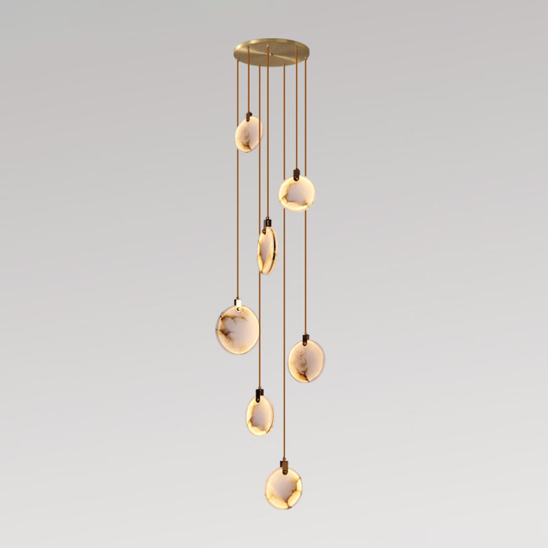 Lampada a Sospensione in Alabastro Harvest