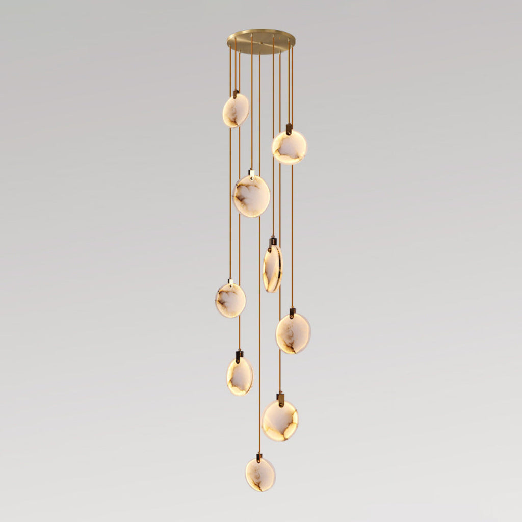 Lampada a Sospensione in Alabastro Harvest