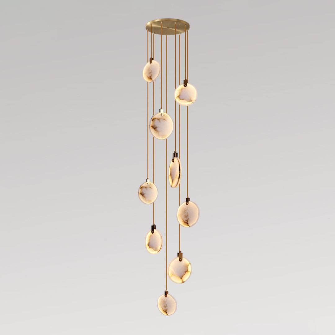 Lampada a Sospensione in Alabastro Harvest