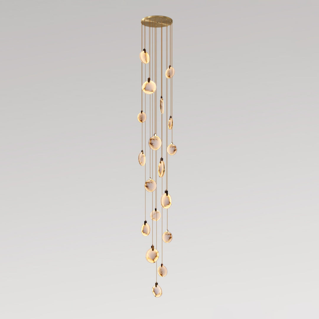 Lampada a Sospensione in Alabastro Harvest