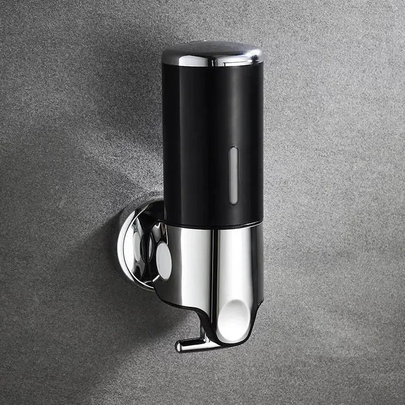 PureFlow - Dispenser di sapone da parete con due scomparti per un bagno elegante