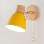 Lampada da Parete a Sospensione Moderna in Legno Scandinavo