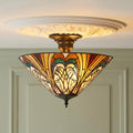 Lampada da soffitto semi flush Tiffany Hector Medium