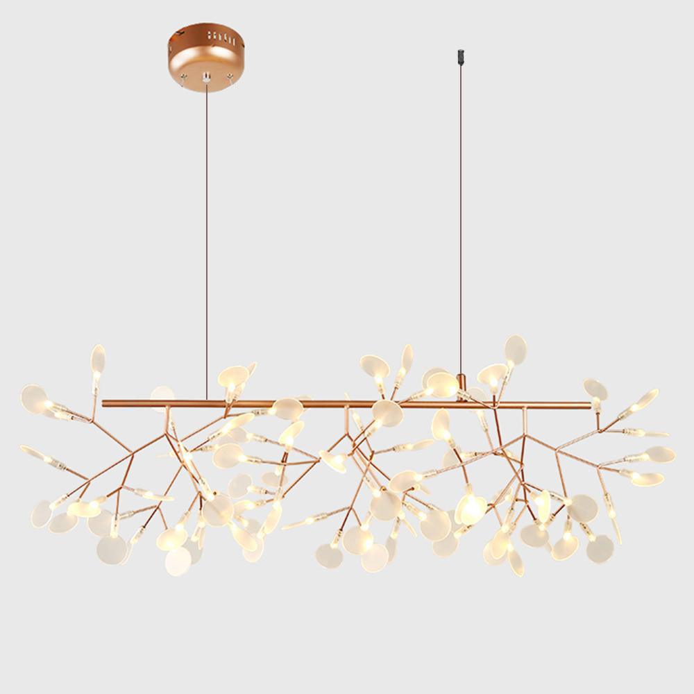 Lampadario LED Firefly in Oro Rosa